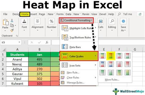 How To Create Heat Maps In Excel Step By Step With Examples