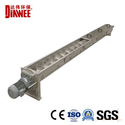 Auger Conveyor Sludge Shaftless Screw Conveyor For Sludge Dewatering