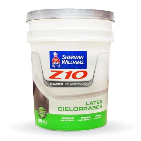 Latex Para Cielorrasos Z 10 Sherwin Williams X 4 Litros