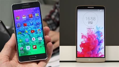 Samsung Galaxy Alpha Vs Lg G Youtube