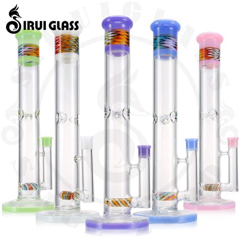 Sirui Big And Thick Glass Straight Tube Glass Smoking Pipe China Glass Pipe And Oil Rig Price