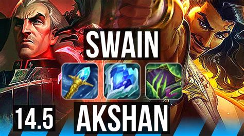 Swain Vs Akshan Mid 65 Winrate 6 2 7 Tr Grandmaster 14 5