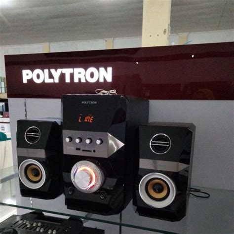 Polytron Active Speaker With Bluetooth PMA 9502 Tanpa Radio Hitam Murah