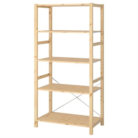 IVAR shelving unit, pine, 89x50x179 cm - IKEA