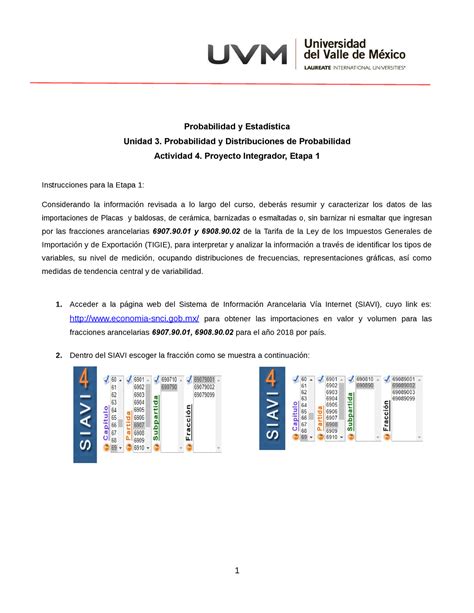 A Pr Ctica De Probabilidad Probabilidad Y Estad Stica Unidad