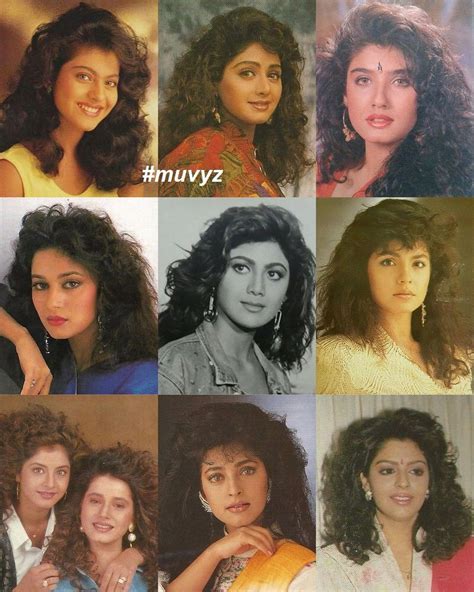 Retro Bollywood Bollywood Actress Old Hairstyles Juhi Chawla