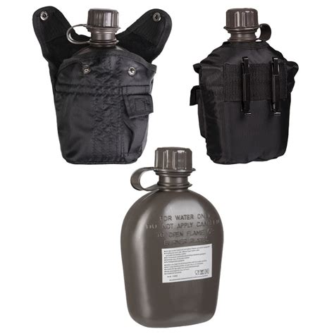 Mil Tec Us Style 1 Litre Canteen Water Bottle Army Military Camping