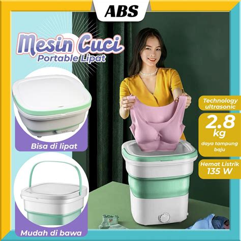 Jual Abs Mesin Cuci Portable Mesin Cuci Lipat Mini Folding Washing