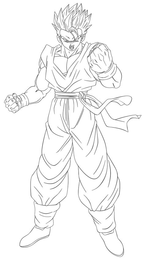 Dibujos De Gohan Para Colorear Gohan Para Colorear Dibujo The Best