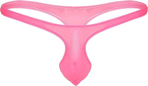 Alvivi Mens Sexy Low Rise G String Thong Bulge Pouch