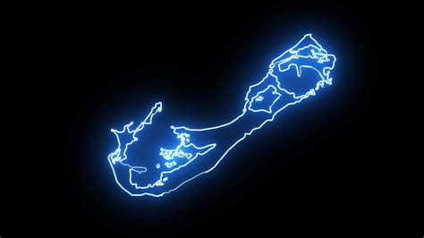 map of Hamilton in canada with glowing neon effect 41021798 Stock Video