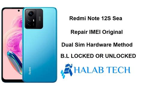 Halabtech Redmi Note S Sea Repair Imei Original Dual Sim