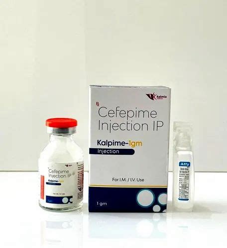 Kalmia Liquid Cefepime 1Gm Inj For Hospital At Rs 380 Vial In Patiala