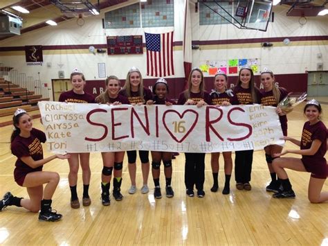 Picture Of Senior Night Ahs Volleyball Custom T Shirt Design