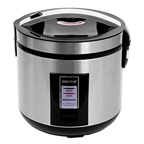 Geepas GRC4330 Stainless Steel Rice Cooker 1 8 Liter Price In