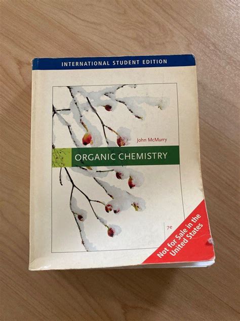 Organic Chemistry John McMurry 7e ISE Hobbies Toys Books