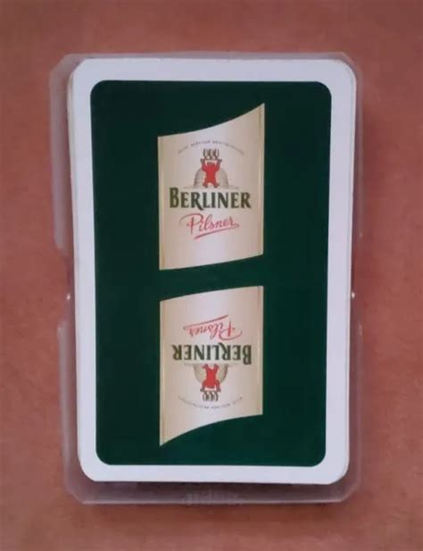 Reklame Kartenspiel Berliner Pilsner Brauerei Skat Blatt Altenburg