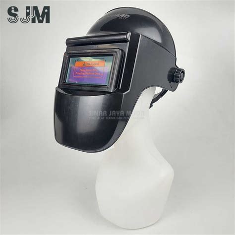 Jual Topeng Las Otomatis Auto Darkening Solar Welding Helmet Kedok Las