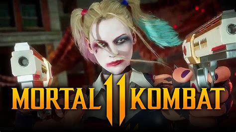 Mortal Kombat 11 New Harley Quinn Cassie Cage Intro W Terminator T 800 Revealed Youtube