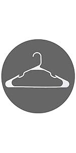 Amazon Super Heavy Duty Plastic Hangers Made In USA White Super