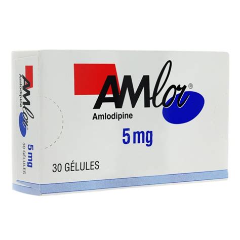 Amlor 5mg Gélules Médicament Pour Lhypertension Et Langor