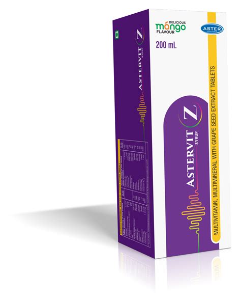 Astervit Z Syrup Aster Medipharm Pvt Ltd