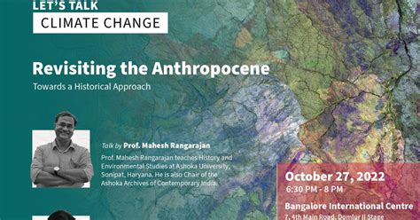 Let S Talk Climate Change Revisiting The Anthropocene Towards A