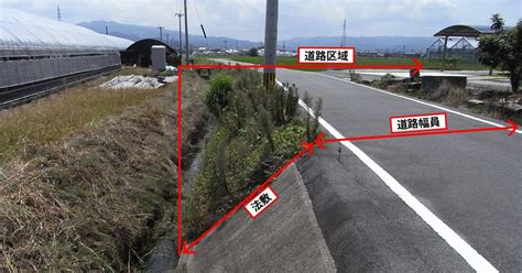 一般的な道路幅員の測り方 Archistacks