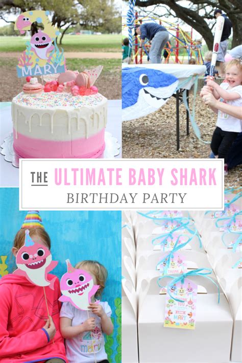 Diy Baby Shark Party Decorations | Shelly Lighting