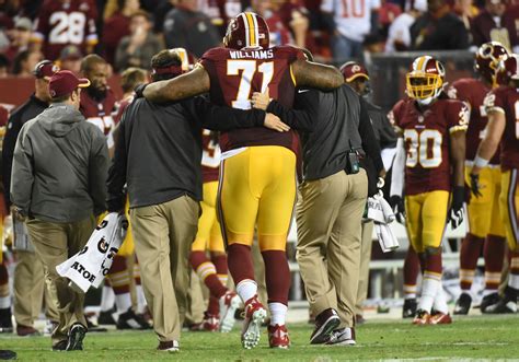 Redskins Trent Williams Avoids Serious Knee Injury The Washington Post