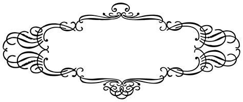 Victorian Flourish Clipart Underline Png Free Transparent PNG