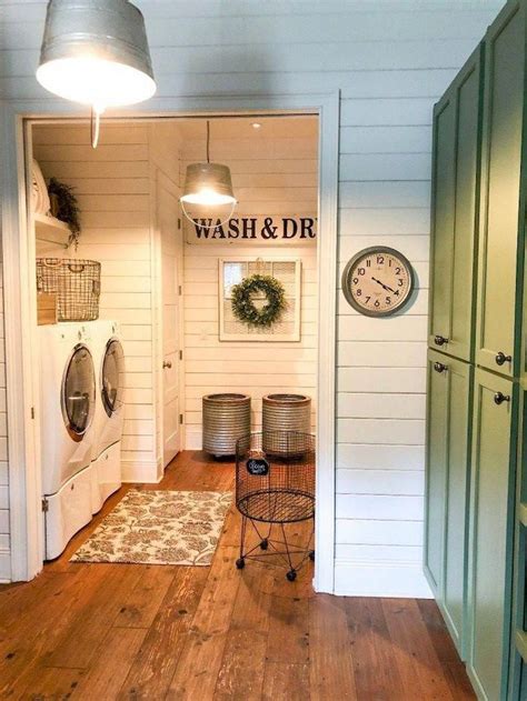 Awesome Small Farmhouse Laundry Room Decor Ideas Https