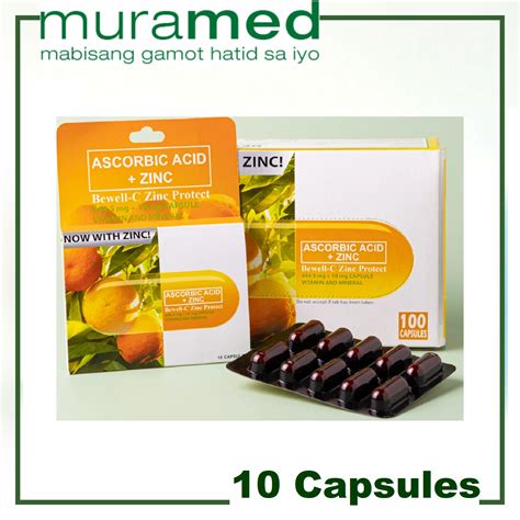 Vitamin C As Sodium Ascorbate Zinc Bewell C Zinc Protect Capsule 10