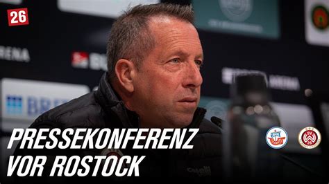 Pressekonferenz Vor F C Hansa Rostock Vs Sv Wehen Wiesbaden I