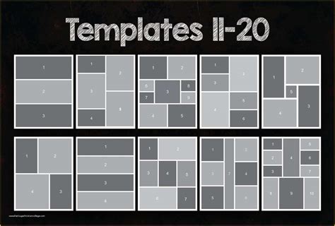 5×7 Collage Template Free Of 5×7 Collage Template Pack 25 Psd Templates ...