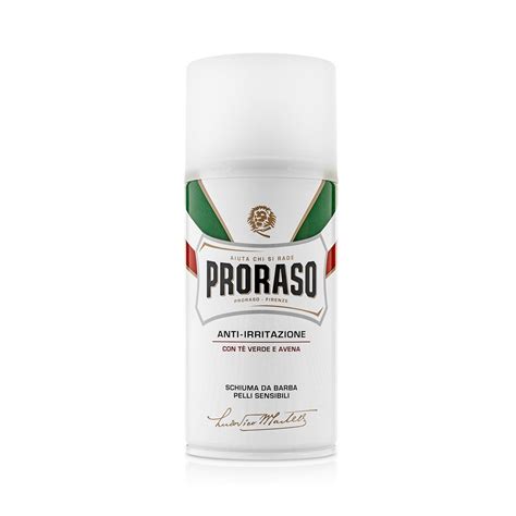 Espuma Para Afeitar Proraso T Verde Y Avena Para Pieles Sensibles