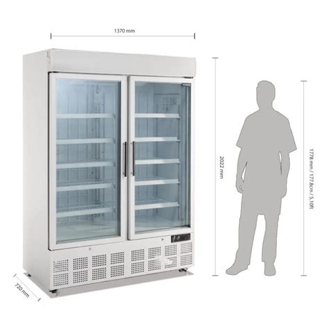 Polar Display Freezer With Light Box Ltr Gh Next Day Ca