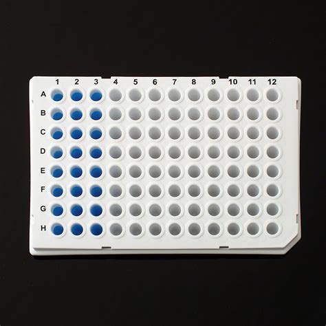 Microplate Pcr 96 Well Semi Skirted Low Profile White Colour For Roche