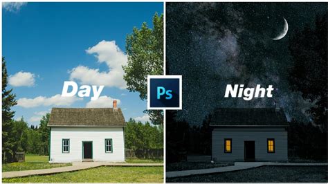 Turn Day To Night In Minutes With Photoshop Youtube