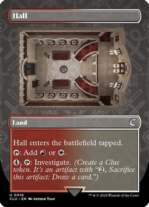 Hall Borderless Ravnica Clue Edition Magic The Gathering