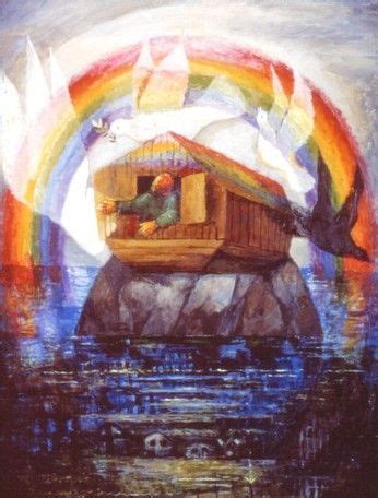 Noah s ark by The German priest painter Father Sieger Köder Jesus