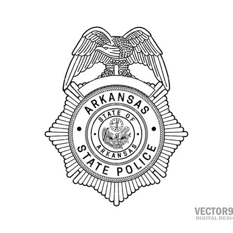 Florida Highway Patrol Badge Vector Etsy