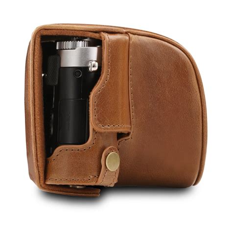 Megagear Leica D Lux 7 Ever Ready Top Grain Leather Camera Case And Strap Camera Case Leica