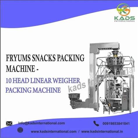 Kw Three Phase Fryums Snacks Packing Machine Head Weigher Packaging