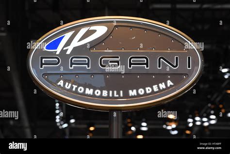 Pagani car logo hi-res stock photography and images - Alamy