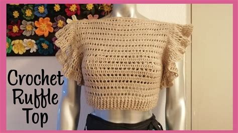 How To Crochet A Ruffle Top Pattern Tutorial Diy Artofit