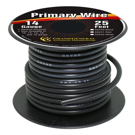 Buy Grand General 55240 Black 14 Gauge Primary Wire Online At DesertcartUAE