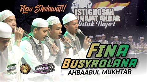 New Sholawat Fina Busyrolana Majelis Syababul Kheir Youtube