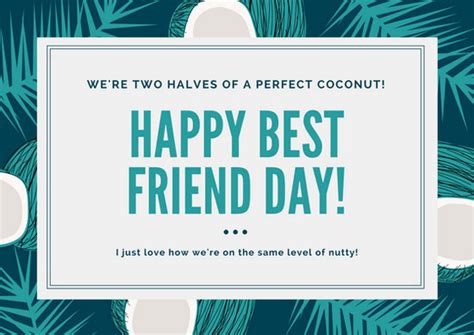 Customize 334+ Best Friend Day Card templates online - Canva