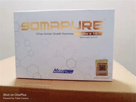 Liquid Injection Meditech Pharma Somapure HGH 191AA 10Iu X 10 For